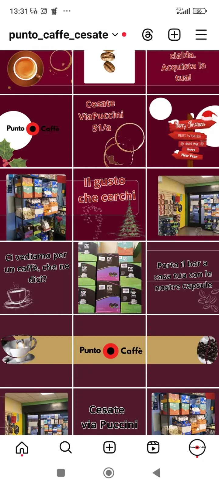 Secondo esempio di lavoro social media